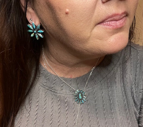 Landry Cluster Sterling Silver Lariat Necklace-Sterling Silver Lariat Necklace-Deadwood South Boutique & Company LLC-Deadwood South Boutique, Women's Fashion Boutique in Henderson, TX