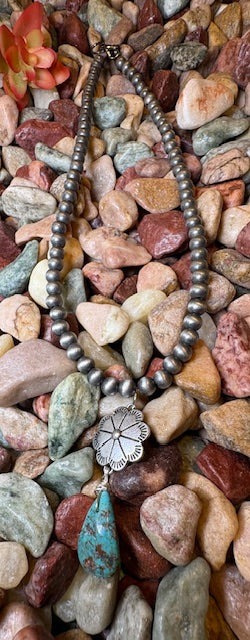 Dallie Charm Concho Fashion Necklace-Jewelry-Deadwood South Boutique & Company LLC-Deadwood South Boutique, Women's Fashion Boutique in Henderson, TX