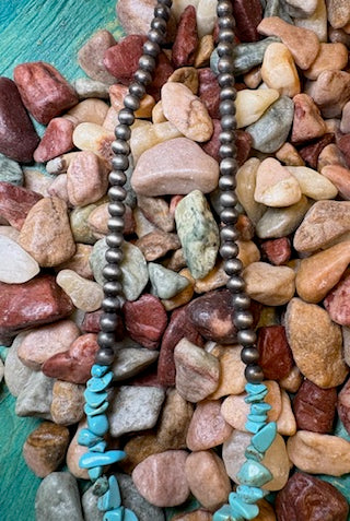 Billings Turquoise Bead Fashion Necklace-Jewelry-Deadwood South Boutique & Company LLC-Deadwood South Boutique, Women's Fashion Boutique in Henderson, TX