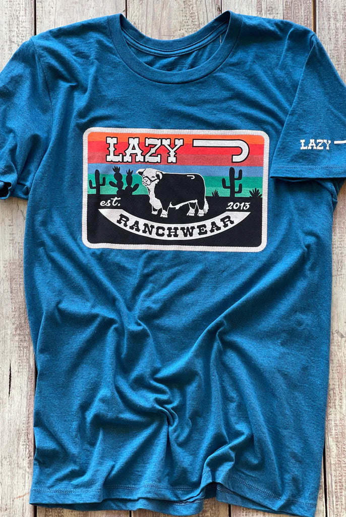 Lazy J Multi Jug Head Graphic Tee-Graphic Tees-Deadwood South Boutique & Company-Deadwood South Boutique, Women's Fashion Boutique in Henderson, TX