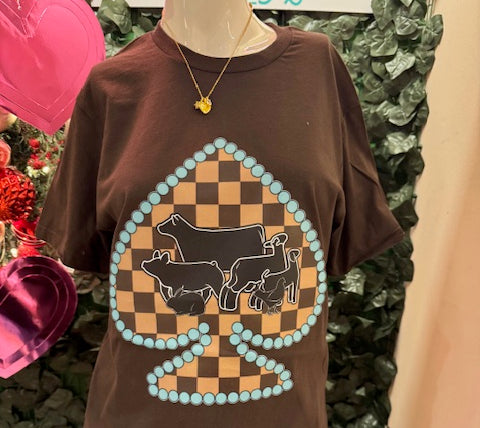 Livestock & Spades Graphic Tee-Graphic Tee-Deadwood South Boutique & Company LLC-Deadwood South Boutique, Women's Fashion Boutique in Henderson, TX