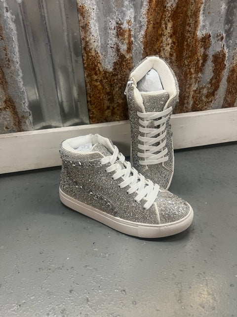 Sneakers dames online glitter