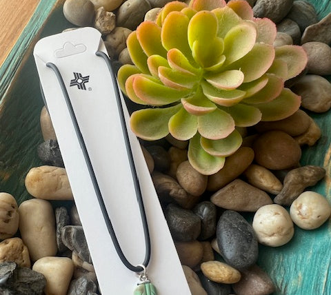 Turquoise Feather Corded Choker-Chokers-Deadwood South Boutique & Company-Deadwood South Boutique, Women's Fashion Boutique in Henderson, TX