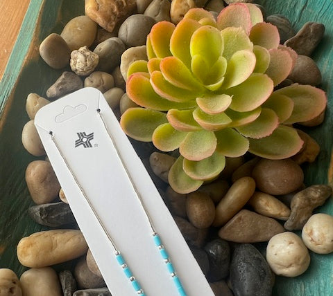 Kallie Jo Turquoise Choker-Chokers-Deadwood South Boutique & Company-Deadwood South Boutique, Women's Fashion Boutique in Henderson, TX