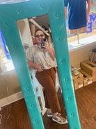 Judy Blue Coffee Wide Leg Crop Tummy Control-Jeans-Deadwood South Boutique & Company-Deadwood South Boutique, Women's Fashion Boutique in Henderson, TX