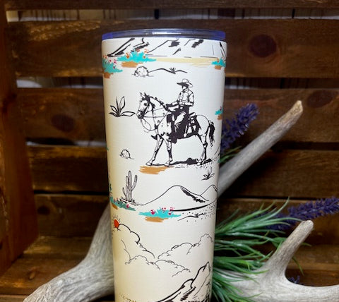 Western 20oz Tumblers-Drinkware-Deadwood South Boutique & Company-Deadwood South Boutique, Women's Fashion Boutique in Henderson, TX