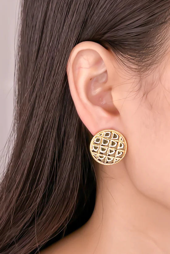 OMG Round Cushion Studs-Jewelry-Deadwood South Boutique & Company LLC-Deadwood South Boutique, Women's Fashion Boutique in Henderson, TX