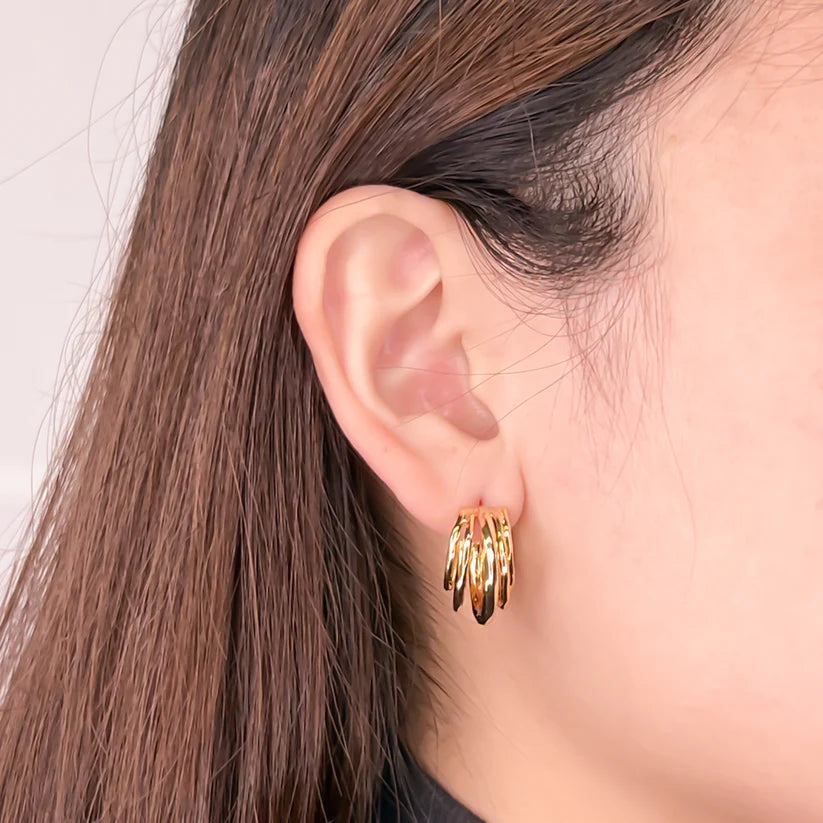 OMG Layered Huggies-Jewelry-Deadwood South Boutique & Company LLC-Deadwood South Boutique, Women's Fashion Boutique in Henderson, TX