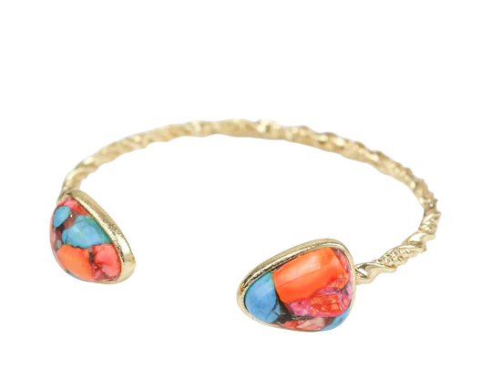 Erimish Lauren Mixed Cuff Bracelet-Jewelry-Deadwood South Boutique & Company LLC-Deadwood South Boutique, Women's Fashion Boutique in Henderson, TX