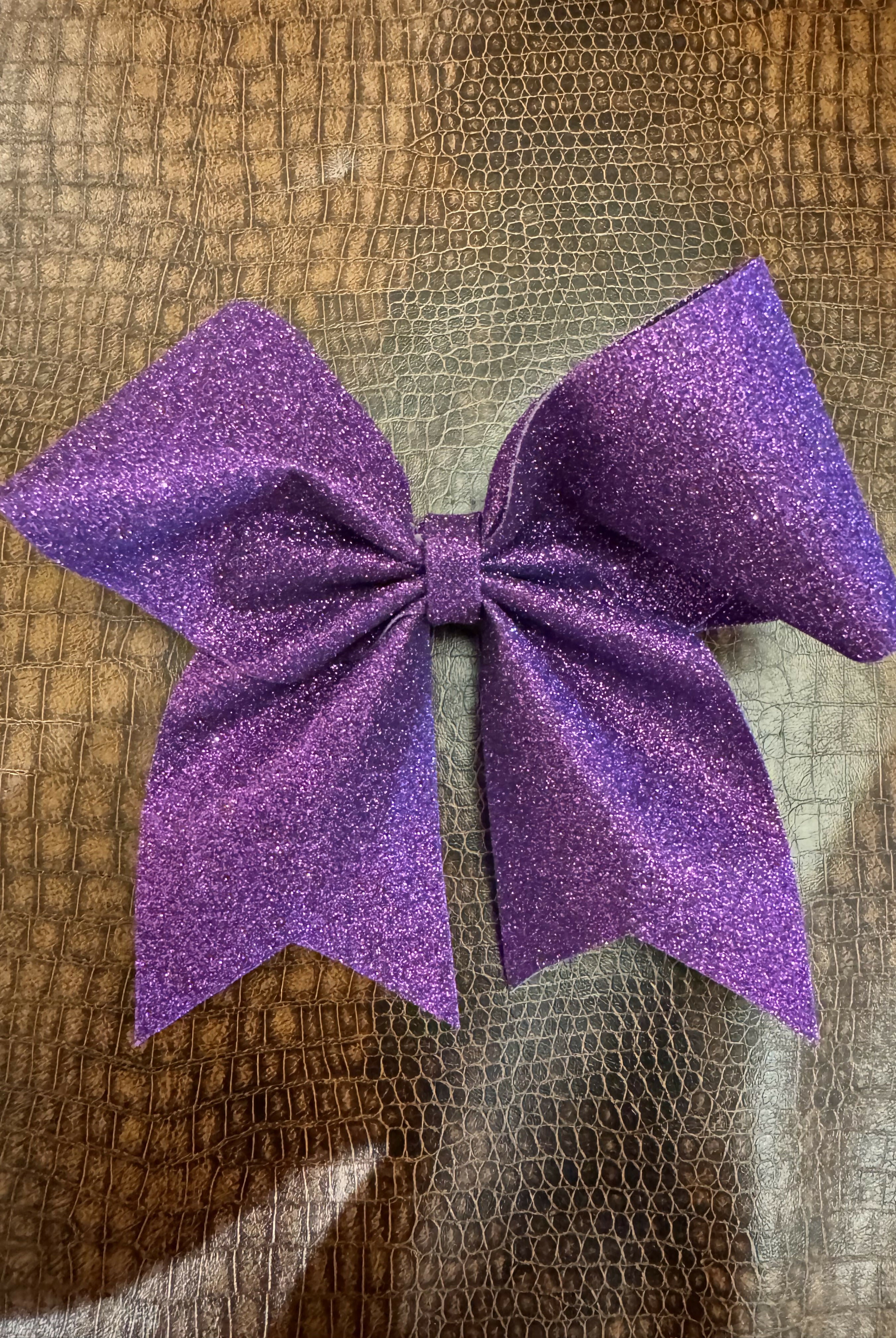 Glitter Cheer Bow-Accessories-Faithful Glow-Deadwood South Boutique, Women's Fashion Boutique in Henderson, TX