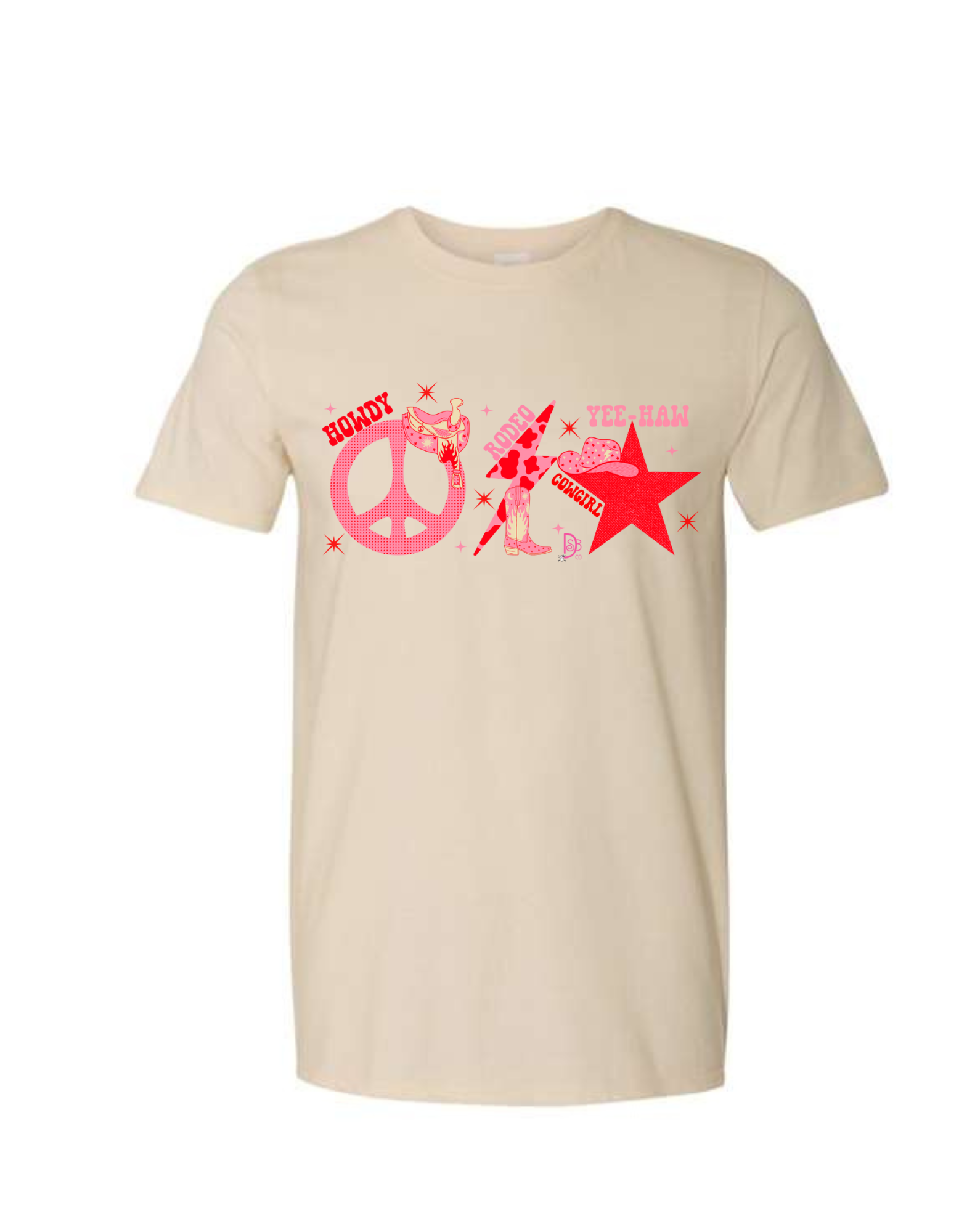 Pink Retro Cowgirl Graphic Tee-Graphic Tees-Deadwood South Boutique & Company-Deadwood South Boutique, Women's Fashion Boutique in Henderson, TX