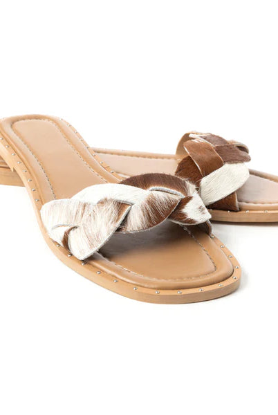 Pearline Cowhide Sandals-Footwear-Deadwood South Boutique & Company LLC-Deadwood South Boutique, Women's Fashion Boutique in Henderson, TX