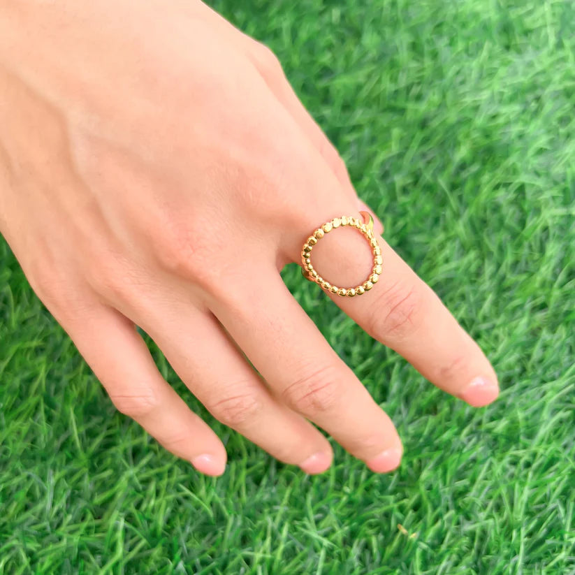 OMG Circle of Gold Ring-Jewelry-Deadwood South Boutique & Company LLC-Deadwood South Boutique, Women's Fashion Boutique in Henderson, TX