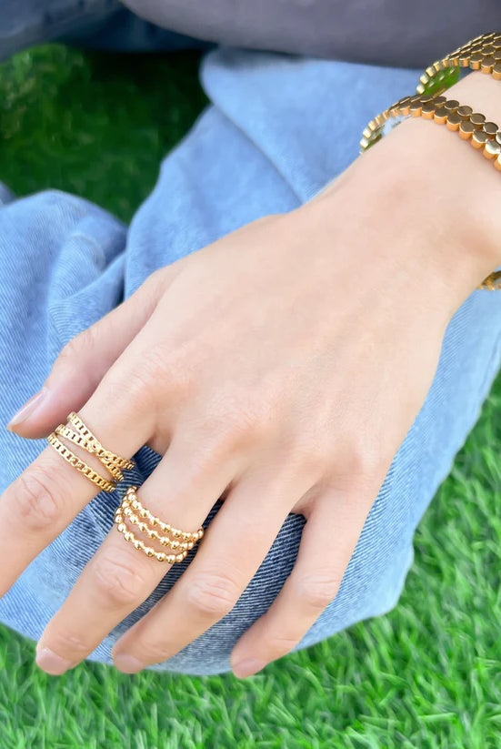 OMG Triple Bubble Ring-Jewelry-Deadwood South Boutique & Company LLC-Deadwood South Boutique, Women's Fashion Boutique in Henderson, TX