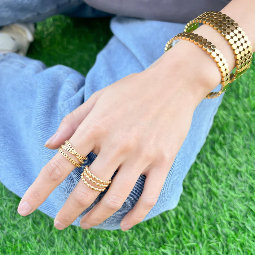 OMG Triple Bubble Ring-Jewelry-Deadwood South Boutique & Company LLC-Deadwood South Boutique, Women's Fashion Boutique in Henderson, TX