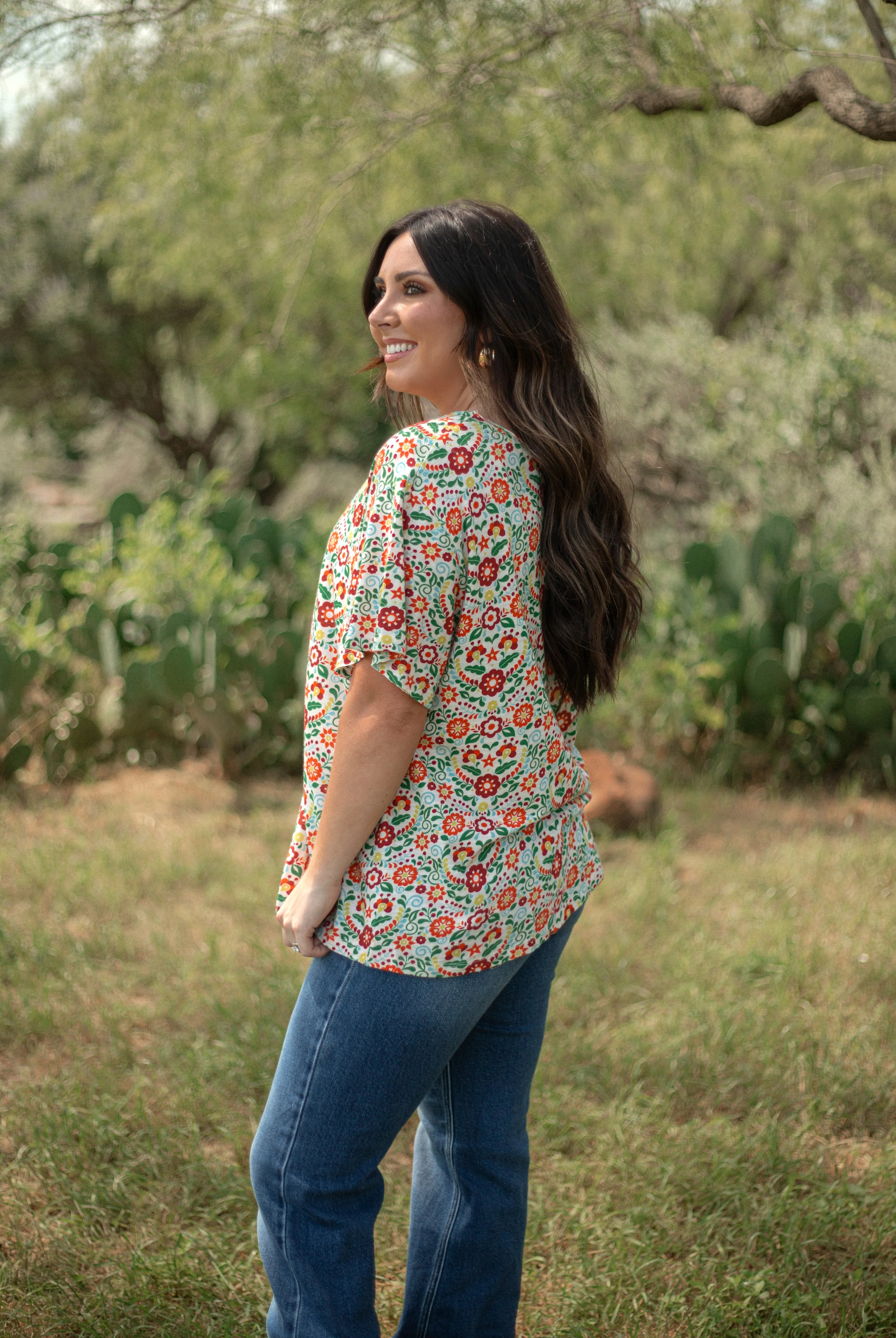 Fall Fiesta Basic Tee-Tops & Tees-Deadwood South Boutique & Company LLC-Deadwood South Boutique, Women's Fashion Boutique in Henderson, TX