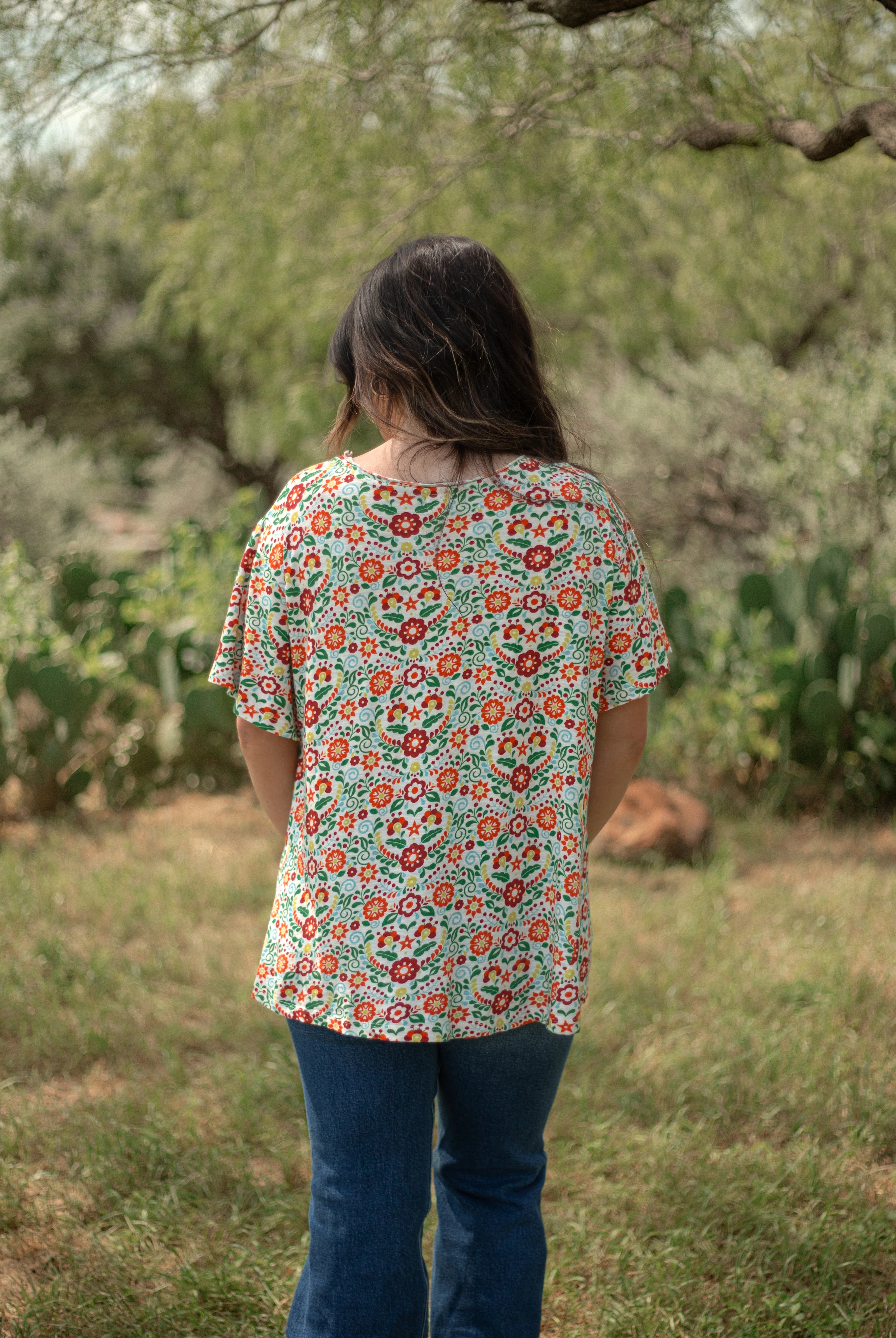 Fall Fiesta Basic Tee-Tops & Tees-Deadwood South Boutique & Company LLC-Deadwood South Boutique, Women's Fashion Boutique in Henderson, TX