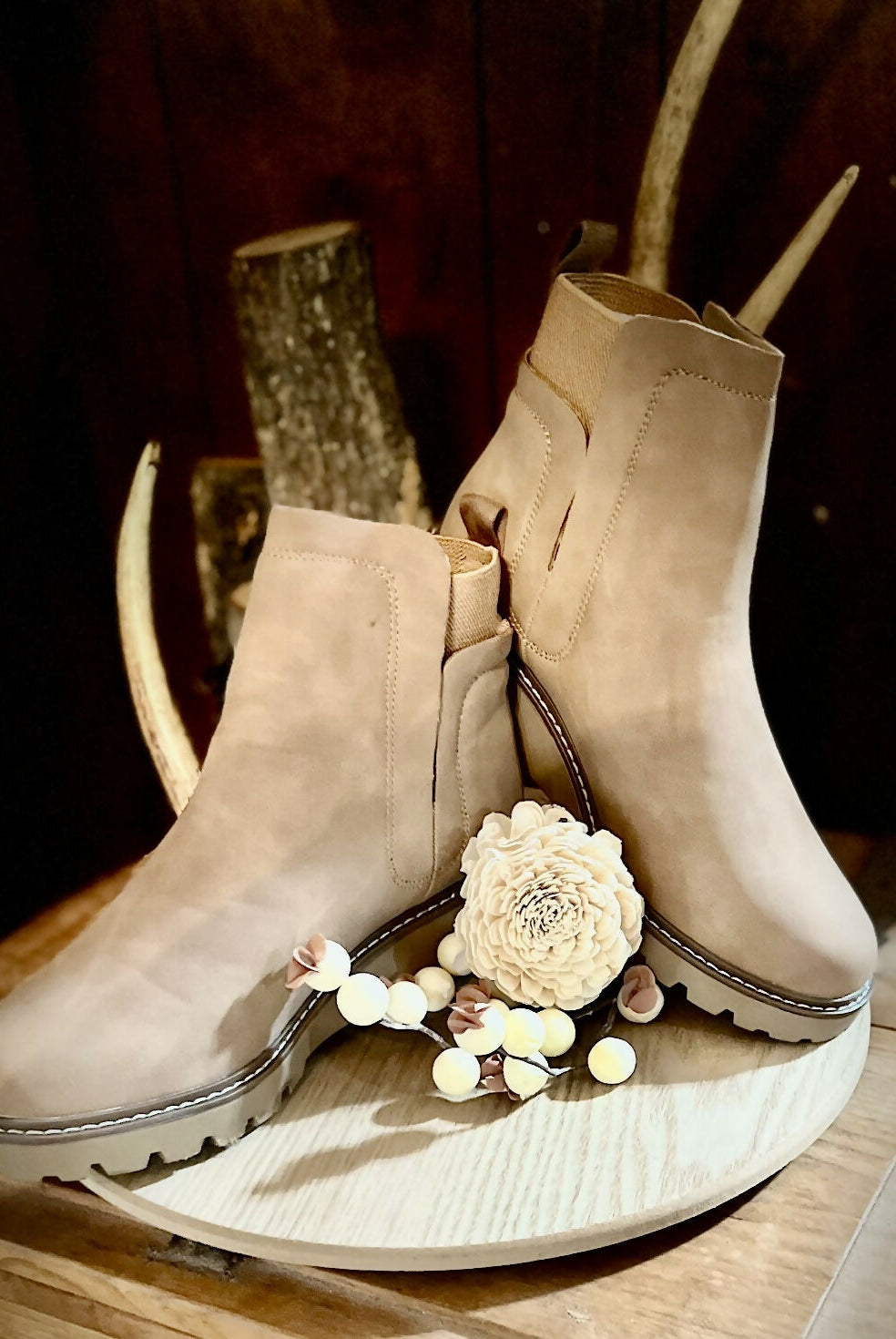 Chelsea Ankle Boots-Shoes-Vintage Cowgirl-Deadwood South Boutique, Women's Fashion Boutique in Henderson, TX