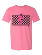 Pink Lightening Bolt Livestock Animal Graphic Tee-Graphic Tees-Deadwood South Boutique & Company-Deadwood South Boutique, Women's Fashion Boutique in Henderson, TX