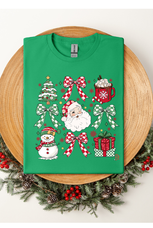 Christmas Favorite Things Graphic Tee-Graphic Tees-Deadwood South Boutique & Company LLC-Deadwood South Boutique, Women's Fashion Boutique in Henderson, TX