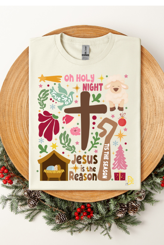 Away in A Manger Graphic Tee-Graphic Tees-Deadwood South Boutique & Company LLC-Deadwood South Boutique, Women's Fashion Boutique in Henderson, TX