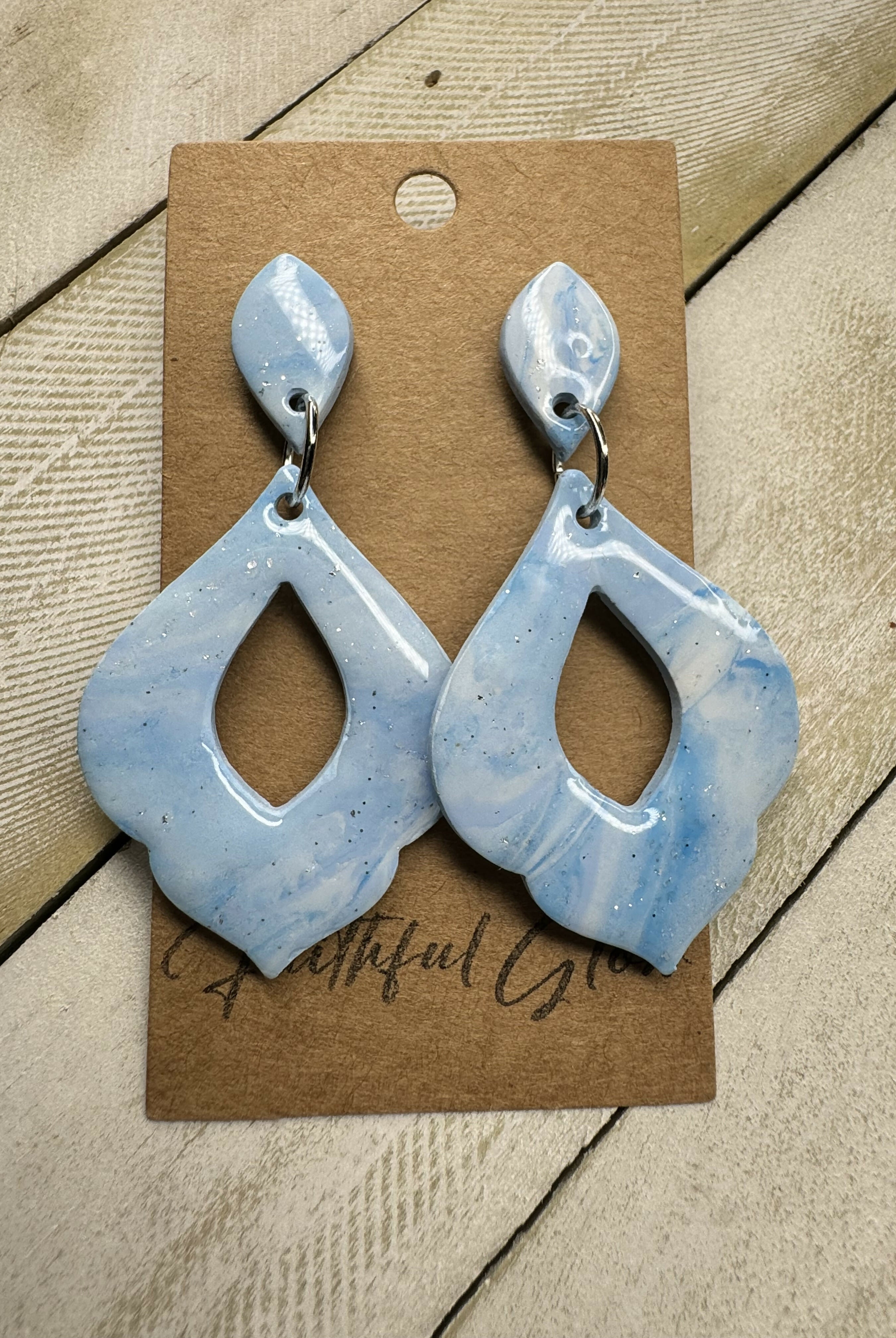Baby Blue Elegant Dangle-Jewelry-Faithful Glow-Deadwood South Boutique, Women's Fashion Boutique in Henderson, TX