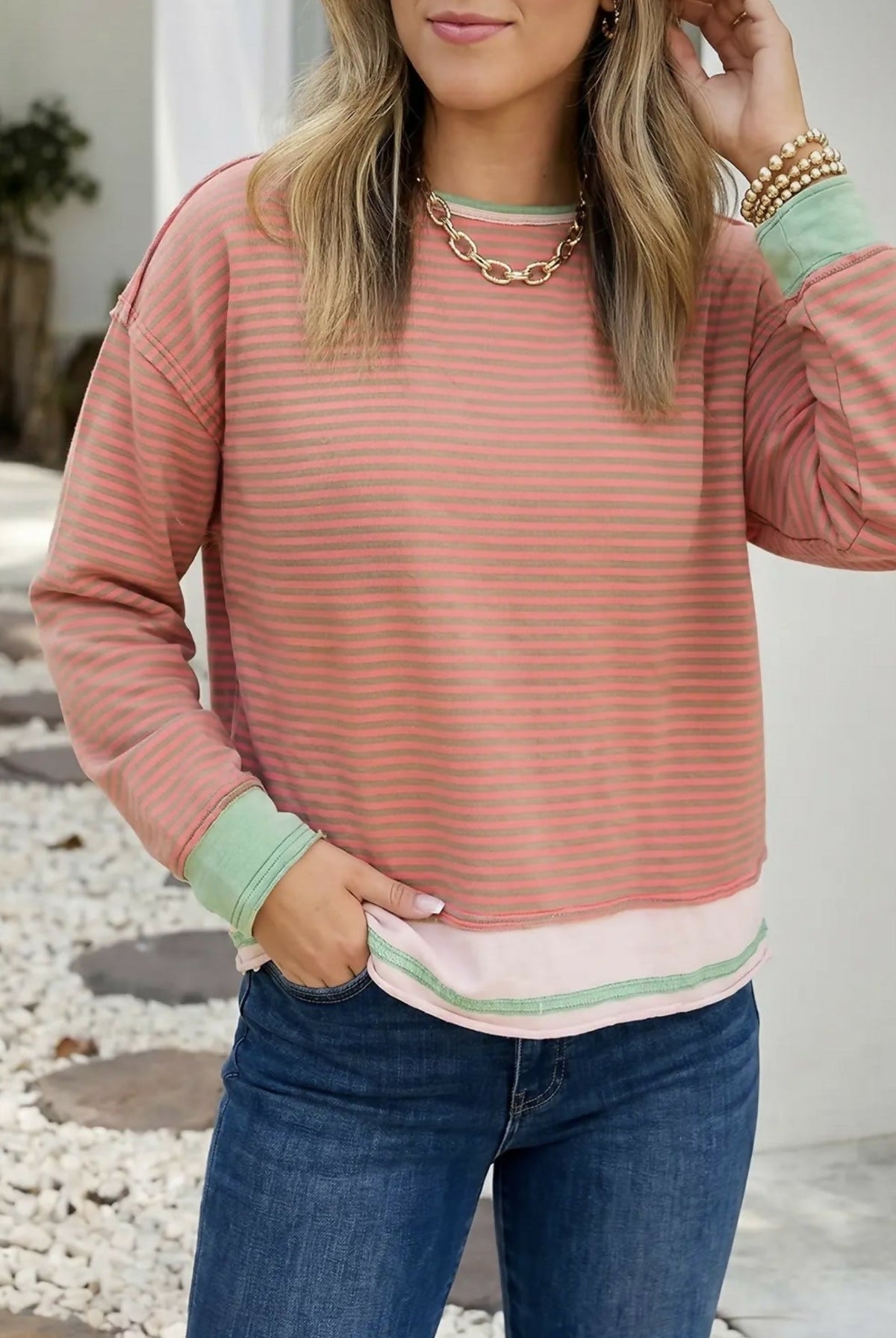 Alice Colorblock Top - Deadwood South Boutique & Company LLC
