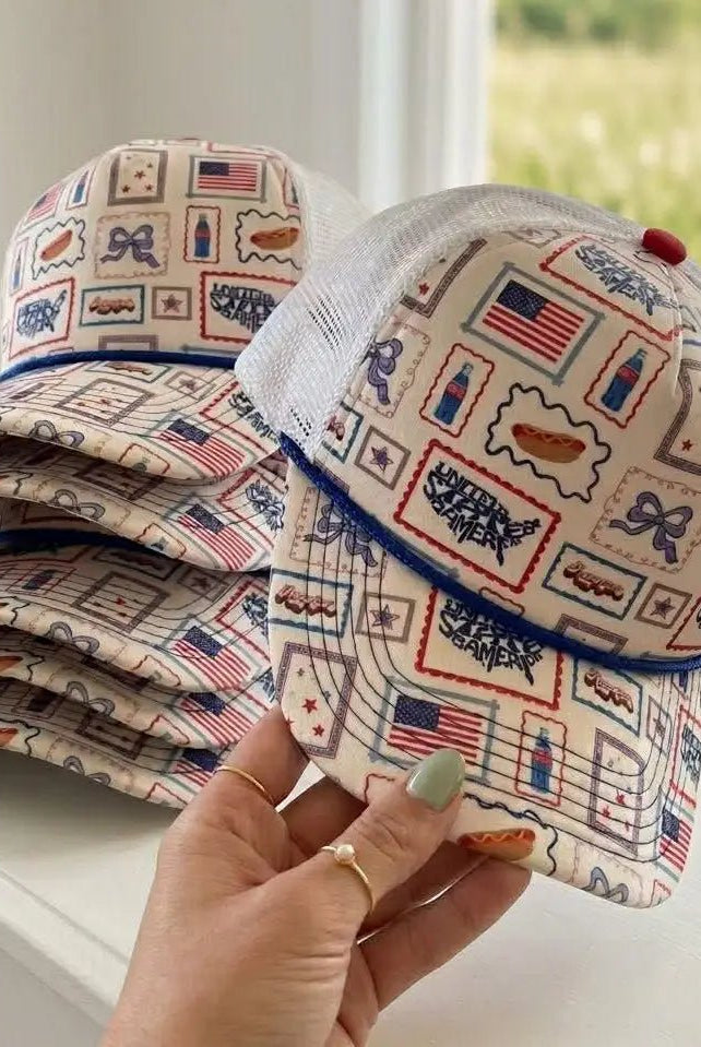 Americana Foam Trucker Cap - Deadwood South Boutique & Company LLC