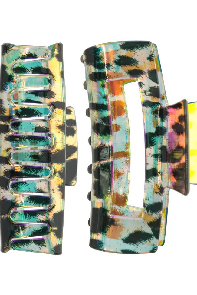 Animal Print Big Hair Claw Clip - Deadwood South Boutique & Company LLC