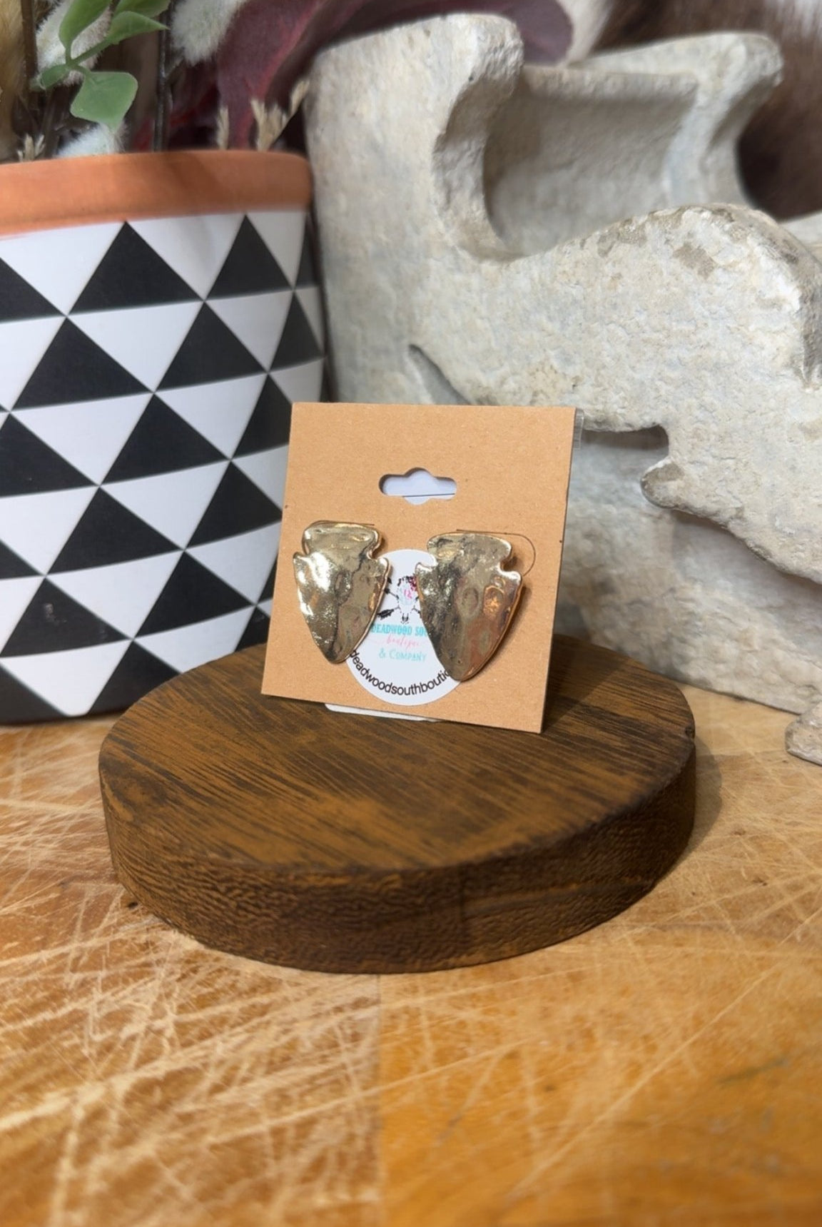 Arrowhead Stud Earrings - Deadwood South Boutique & Company LLC