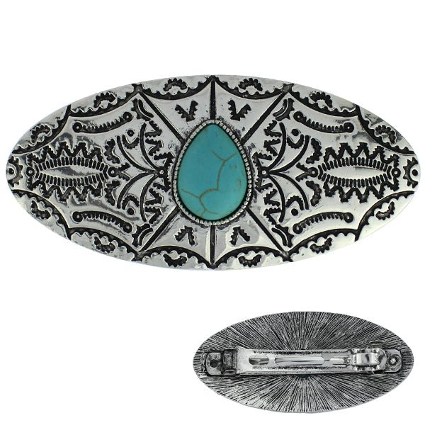 Aztec Hair Fashion Barrette - Deadwood South Boutique & Company LLC