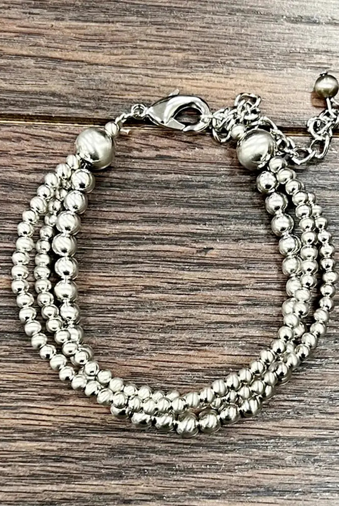 Lizzy Multi Strand Fashion Bracelet-Jewelry-Deadwood South Boutique & Company LLC-Deadwood South Boutique, Women's Fashion Boutique in Henderson, TX