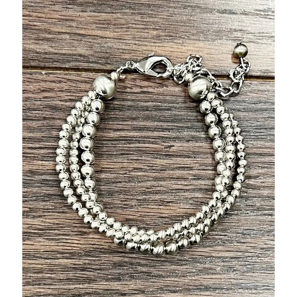 Lizzy Multi Strand Fashion Bracelet-Jewelry-Deadwood South Boutique & Company LLC-Deadwood South Boutique, Women's Fashion Boutique in Henderson, TX