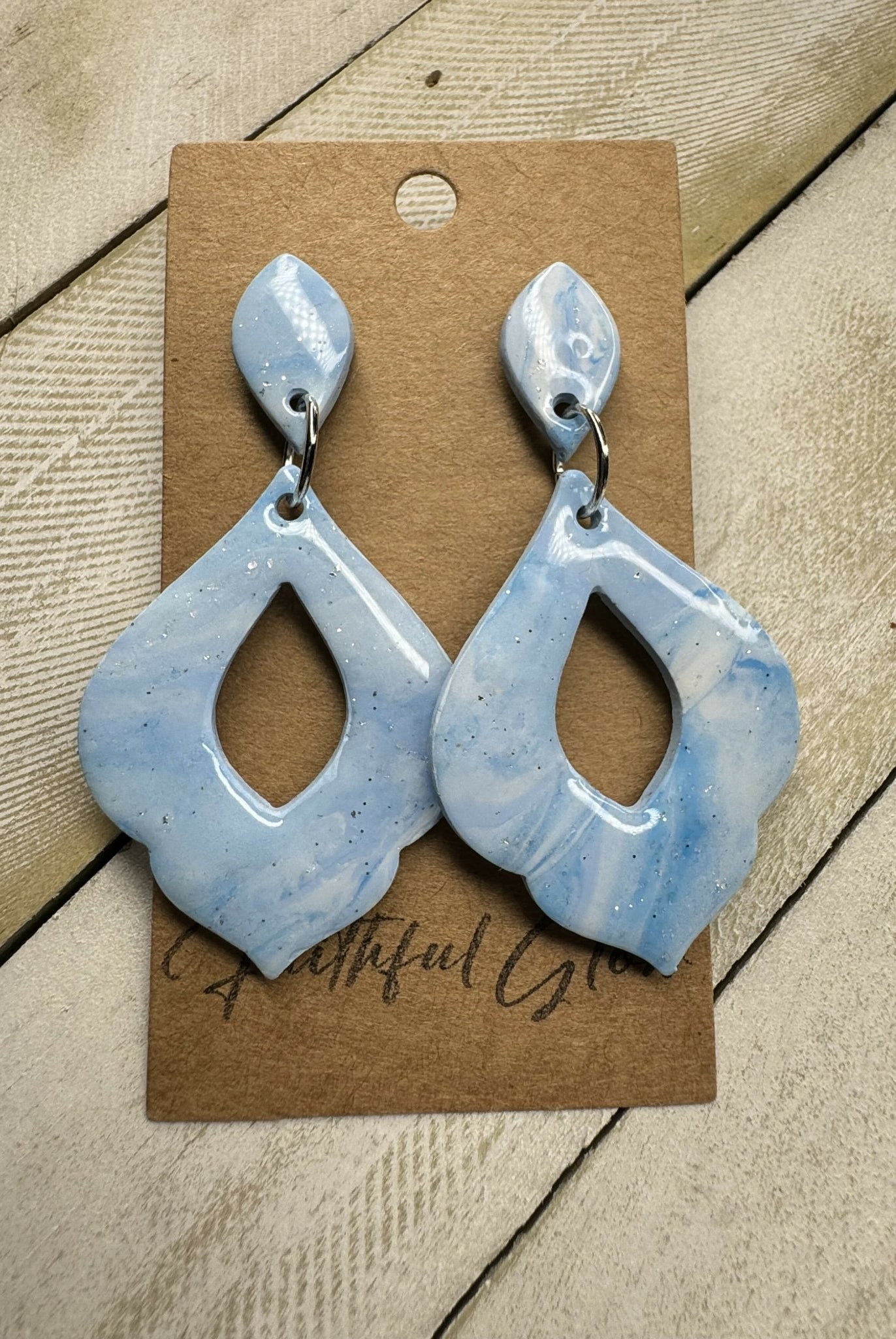 Baby Blue Elegant Dangle - Deadwood South Boutique & Company LLC