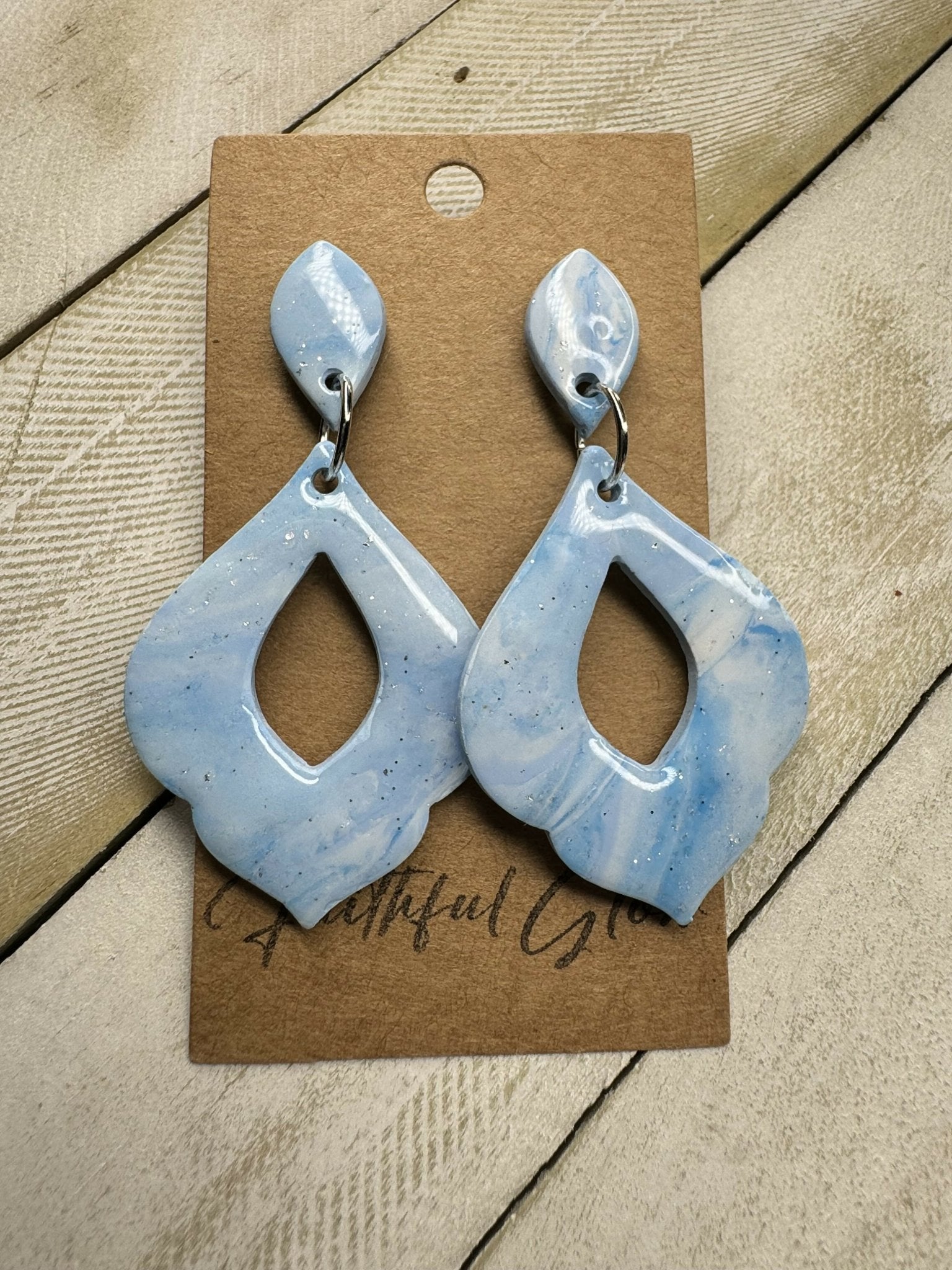 Baby Blue Elegant Dangle - Deadwood South Boutique & Company LLC