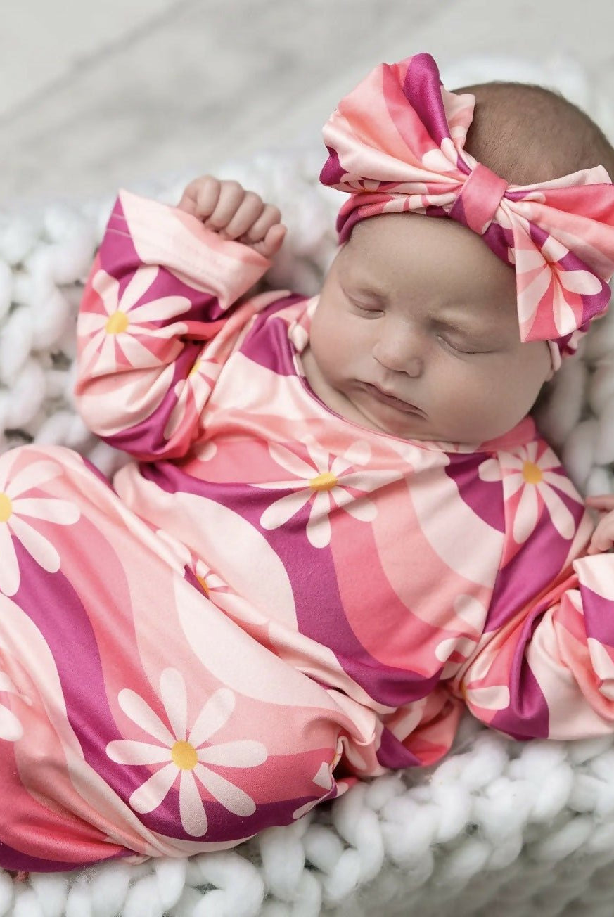 Baby Gowns w/matching Hat/Bow - Deadwood South Boutique & Company LLC