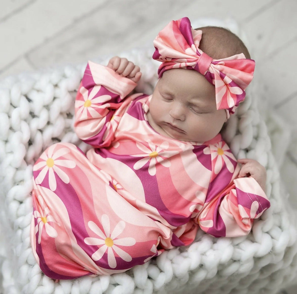 Baby Gowns w/matching Hat/Bow - Deadwood South Boutique & Company LLC