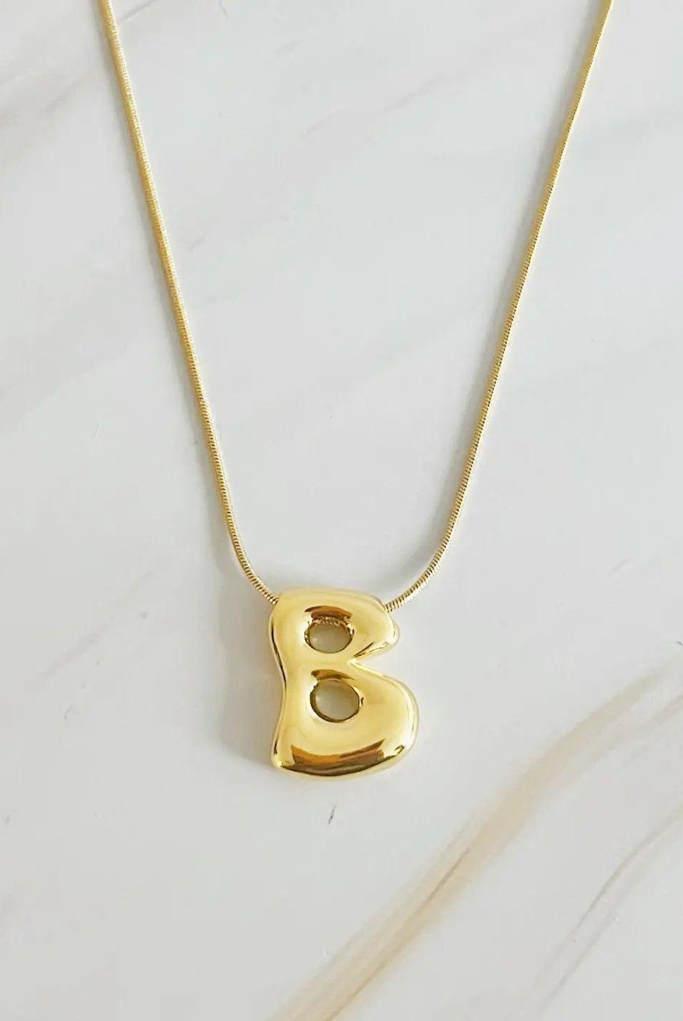 Bailey Bubble Letter Necklace - Deadwood South Boutique & Company LLC