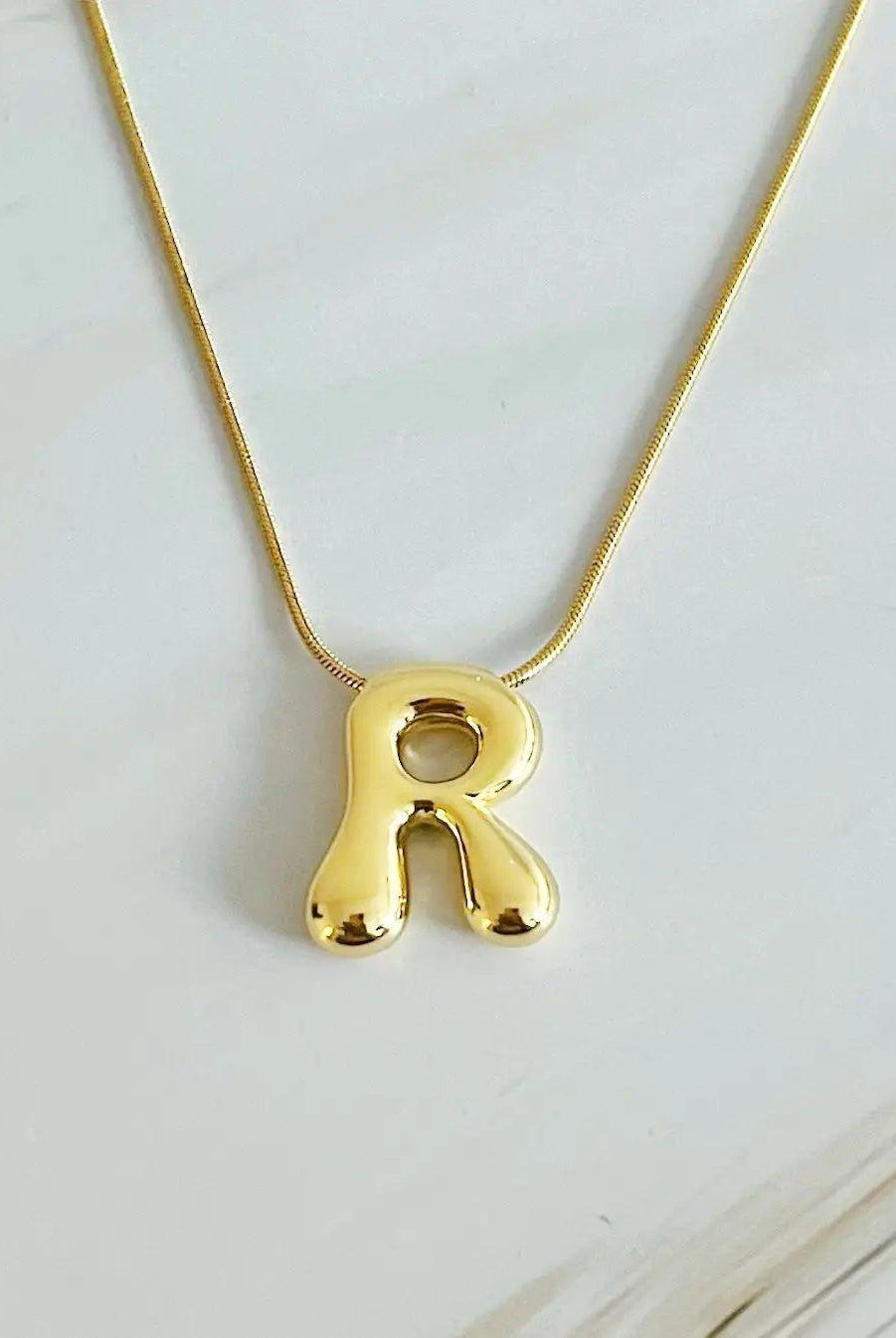 Bailey Bubble Letter Necklace - Deadwood South Boutique & Company LLC