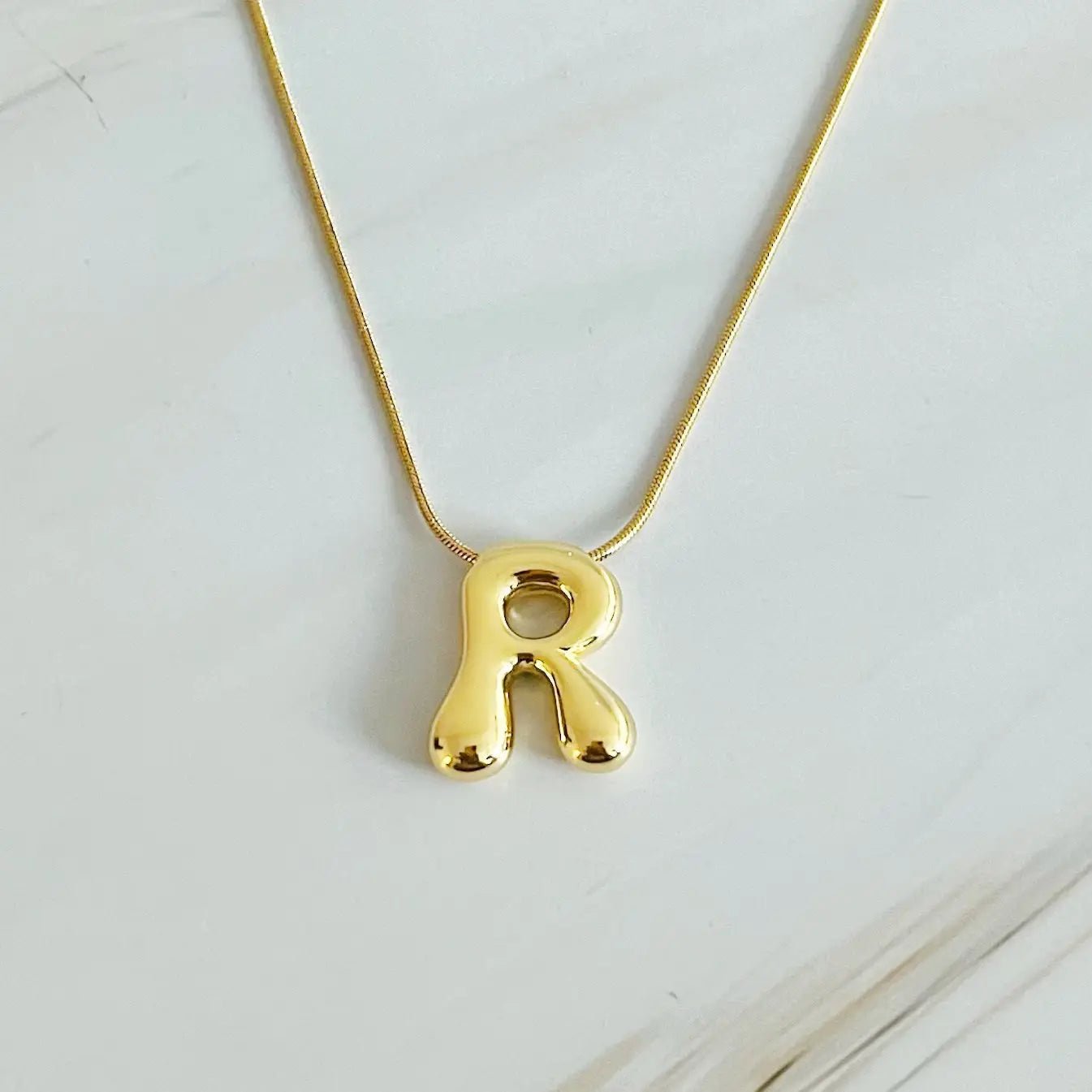 Bailey Bubble Letter Necklace - Deadwood South Boutique & Company LLC