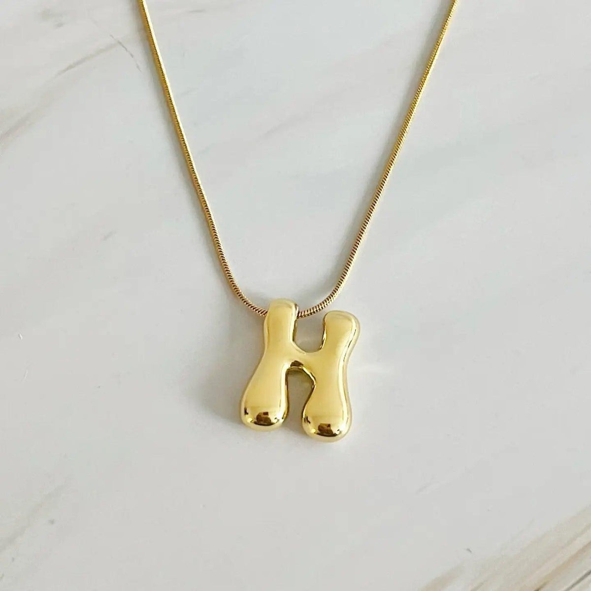Bailey Bubble Letter Necklace - Deadwood South Boutique & Company LLC