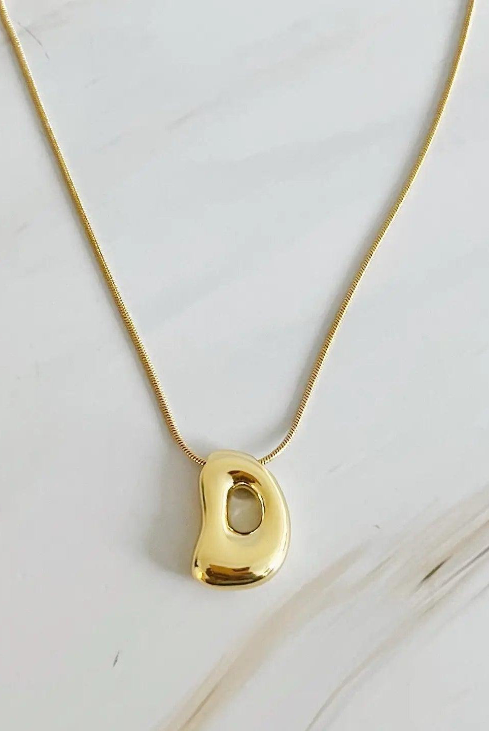 Bailey Bubble Letter Necklace - Deadwood South Boutique & Company LLC