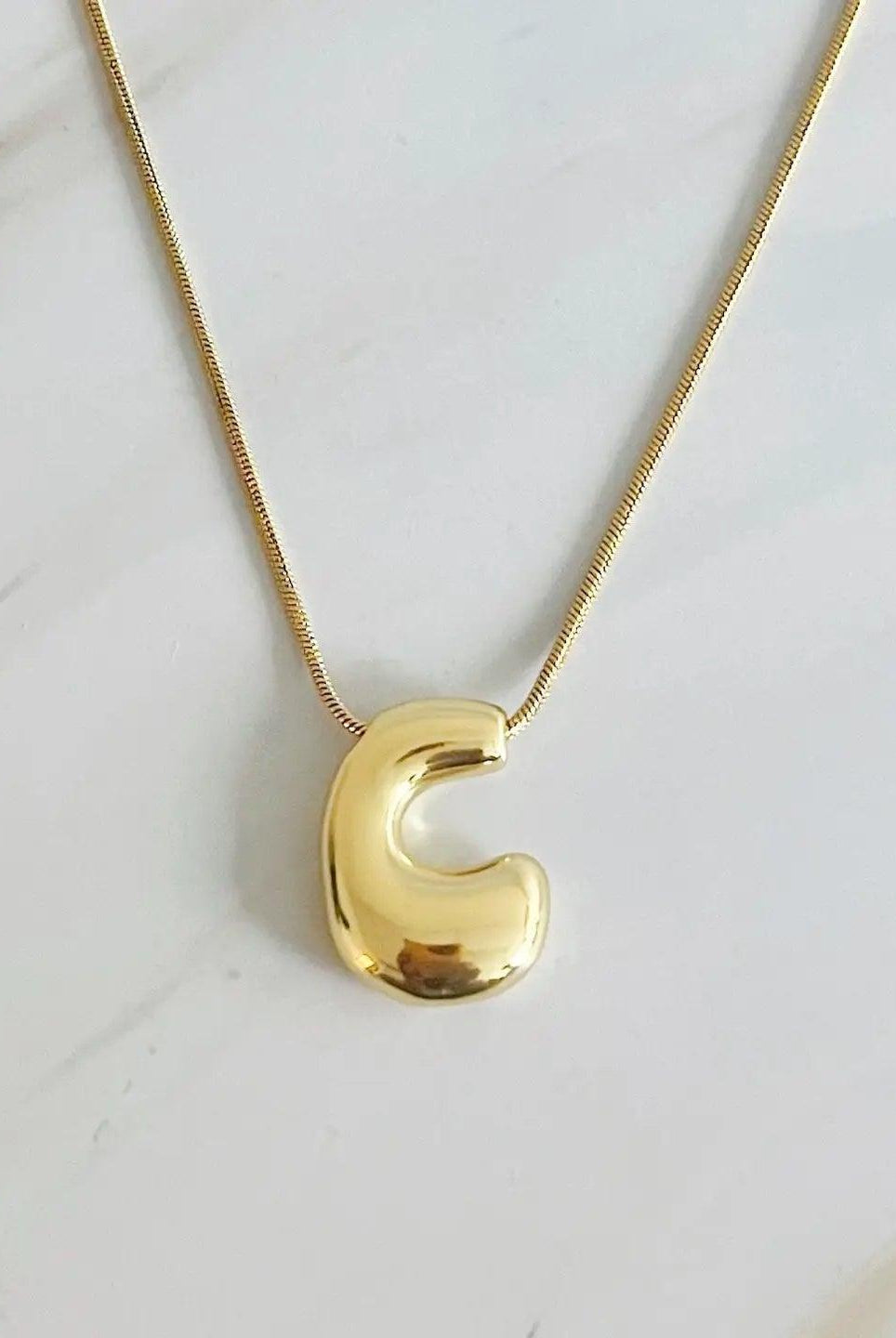 Bailey Bubble Letter Necklace - Deadwood South Boutique & Company LLC
