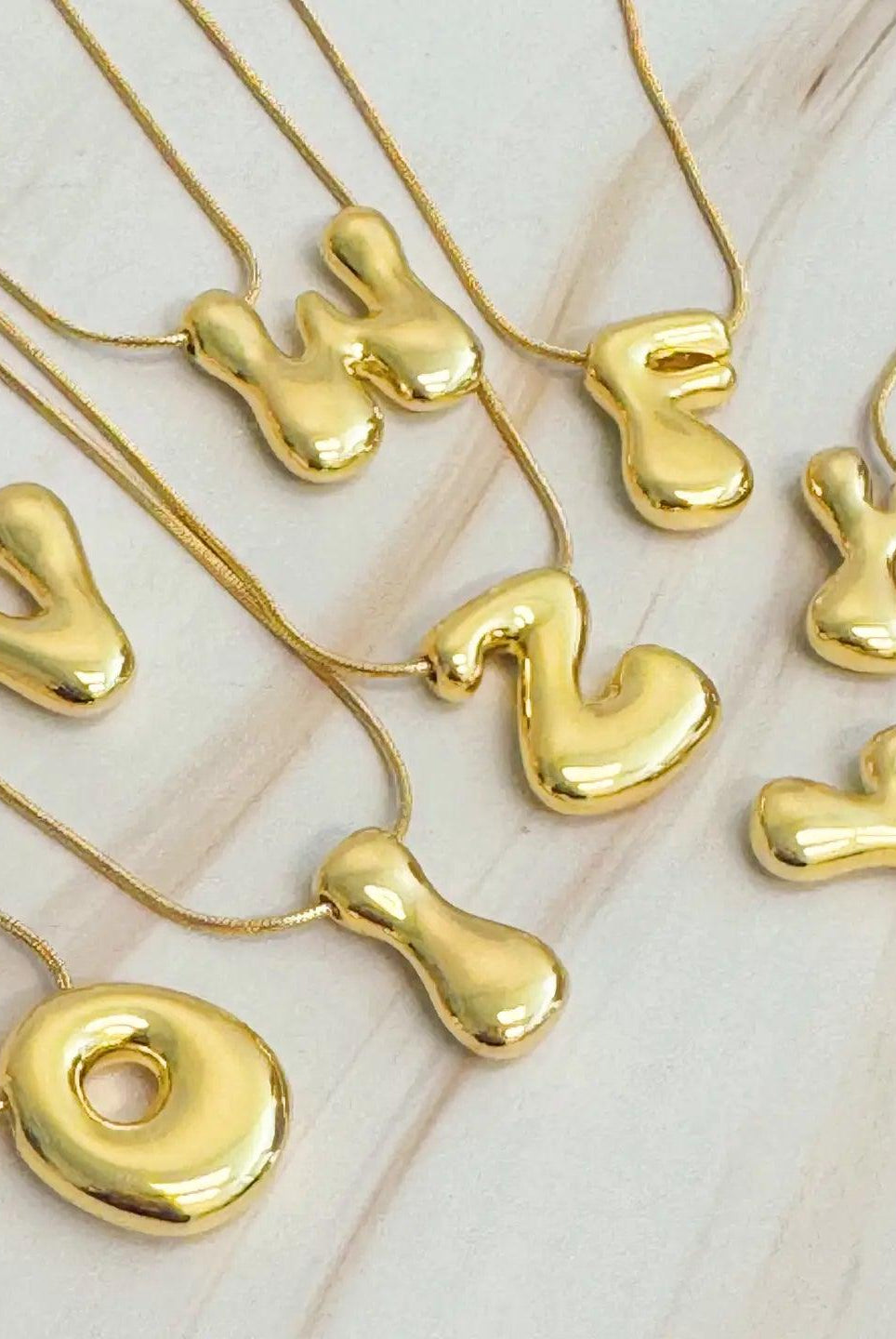 Bailey Bubble Letter Necklace - Deadwood South Boutique & Company LLC
