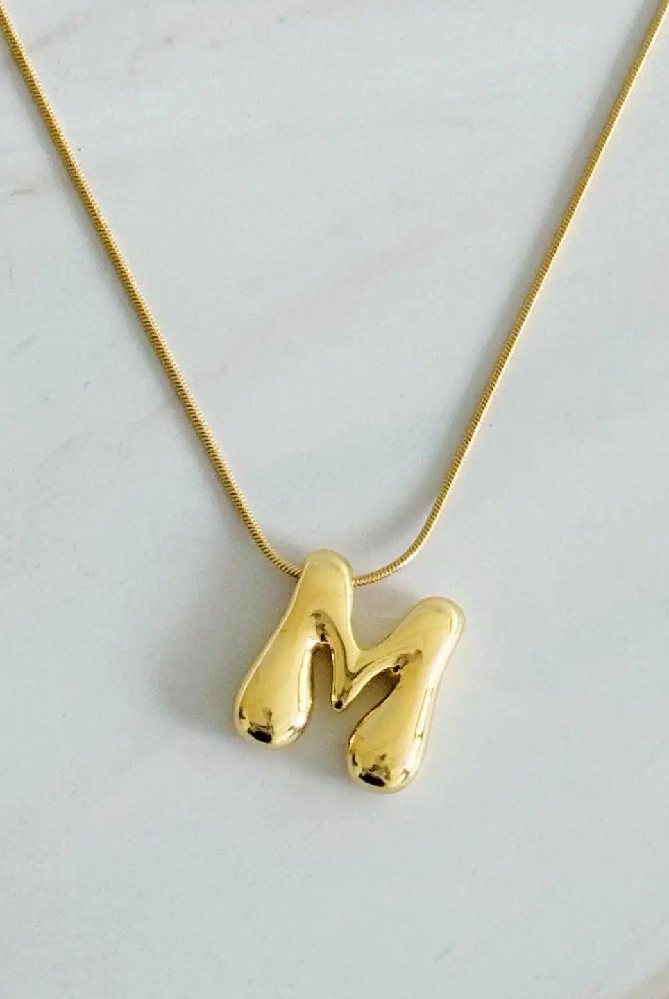 Bailey Bubble Letter Necklace - Deadwood South Boutique & Company LLC