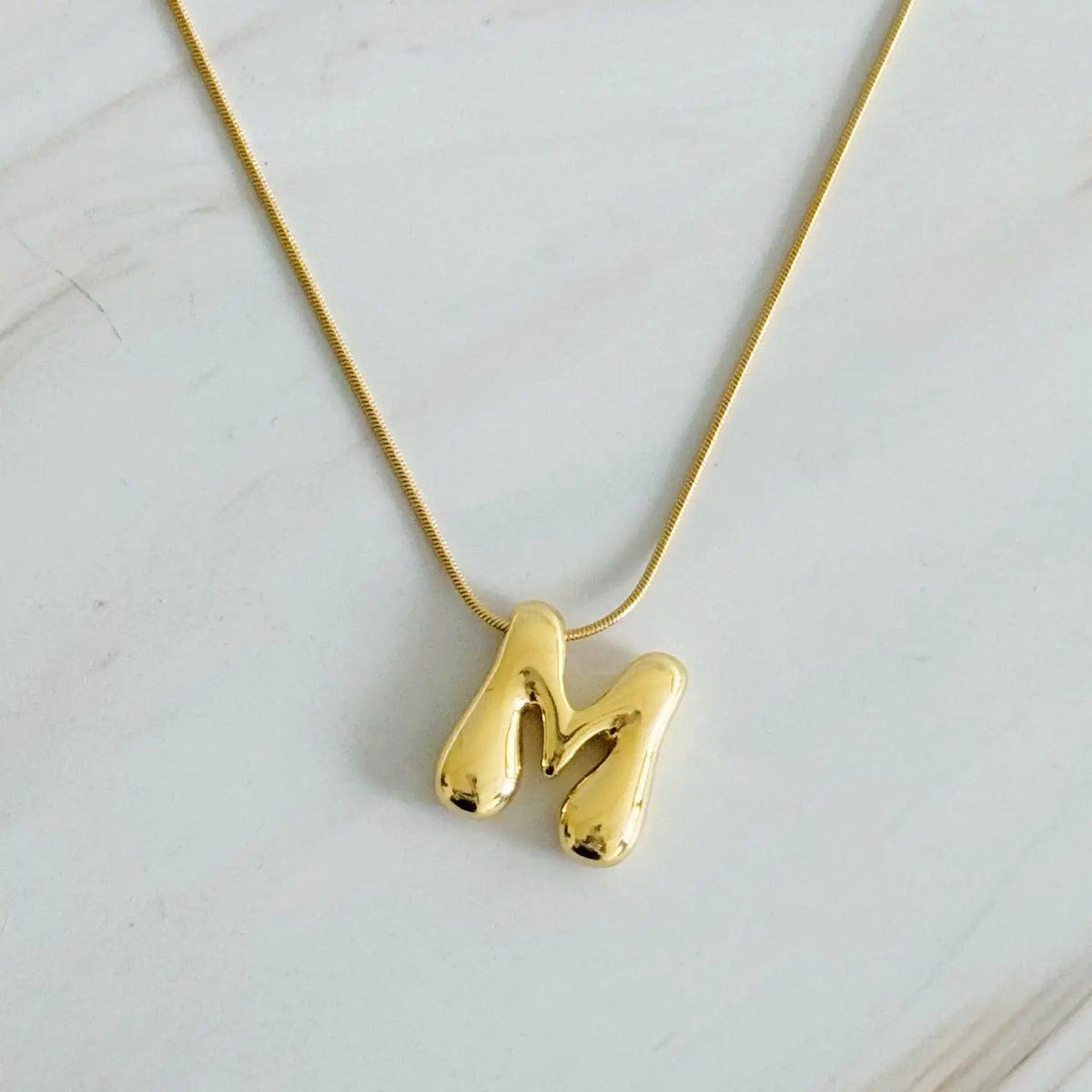Bailey Bubble Letter Necklace - Deadwood South Boutique & Company LLC