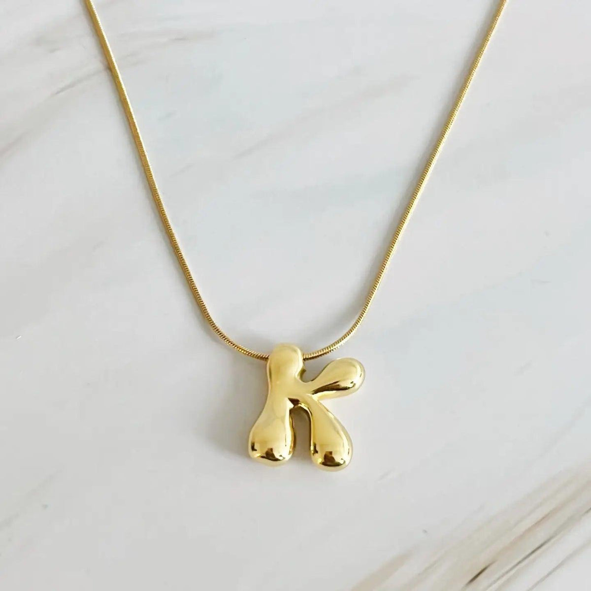 Bailey Bubble Letter Necklace - Deadwood South Boutique & Company LLC