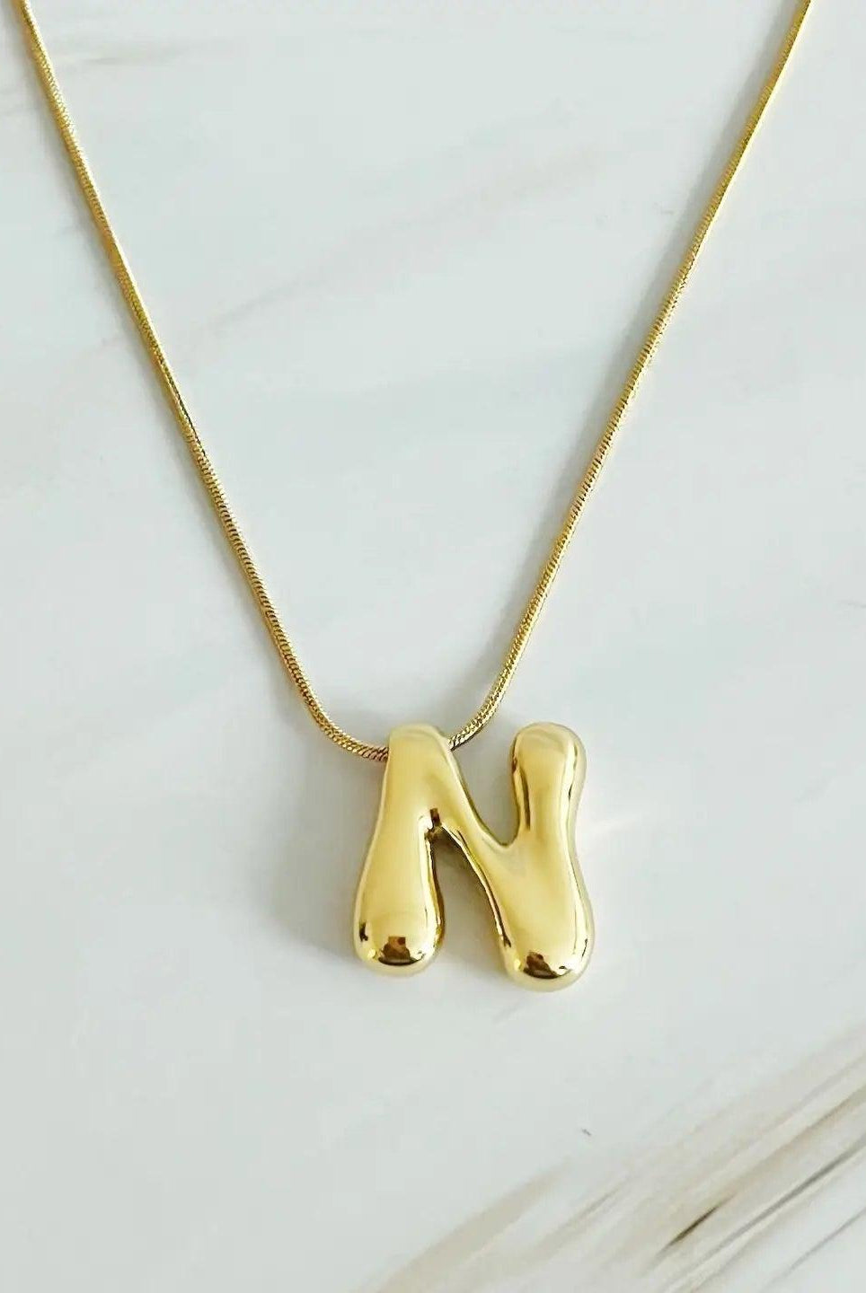 Bailey Bubble Letter Necklace - Deadwood South Boutique & Company LLC
