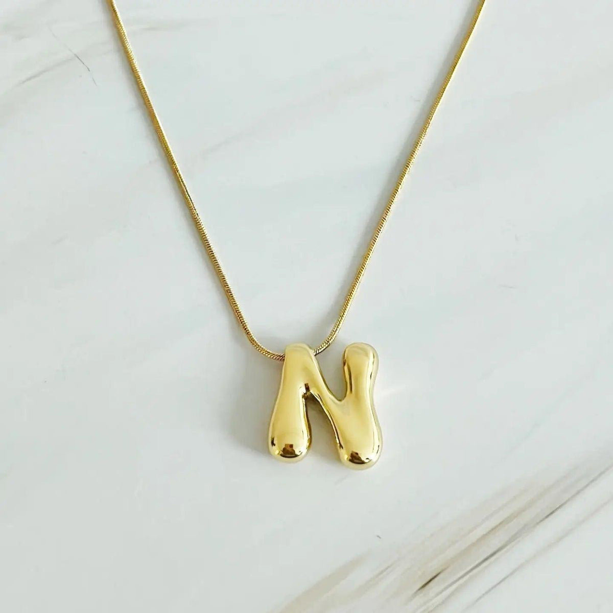 Bailey Bubble Letter Necklace - Deadwood South Boutique & Company LLC