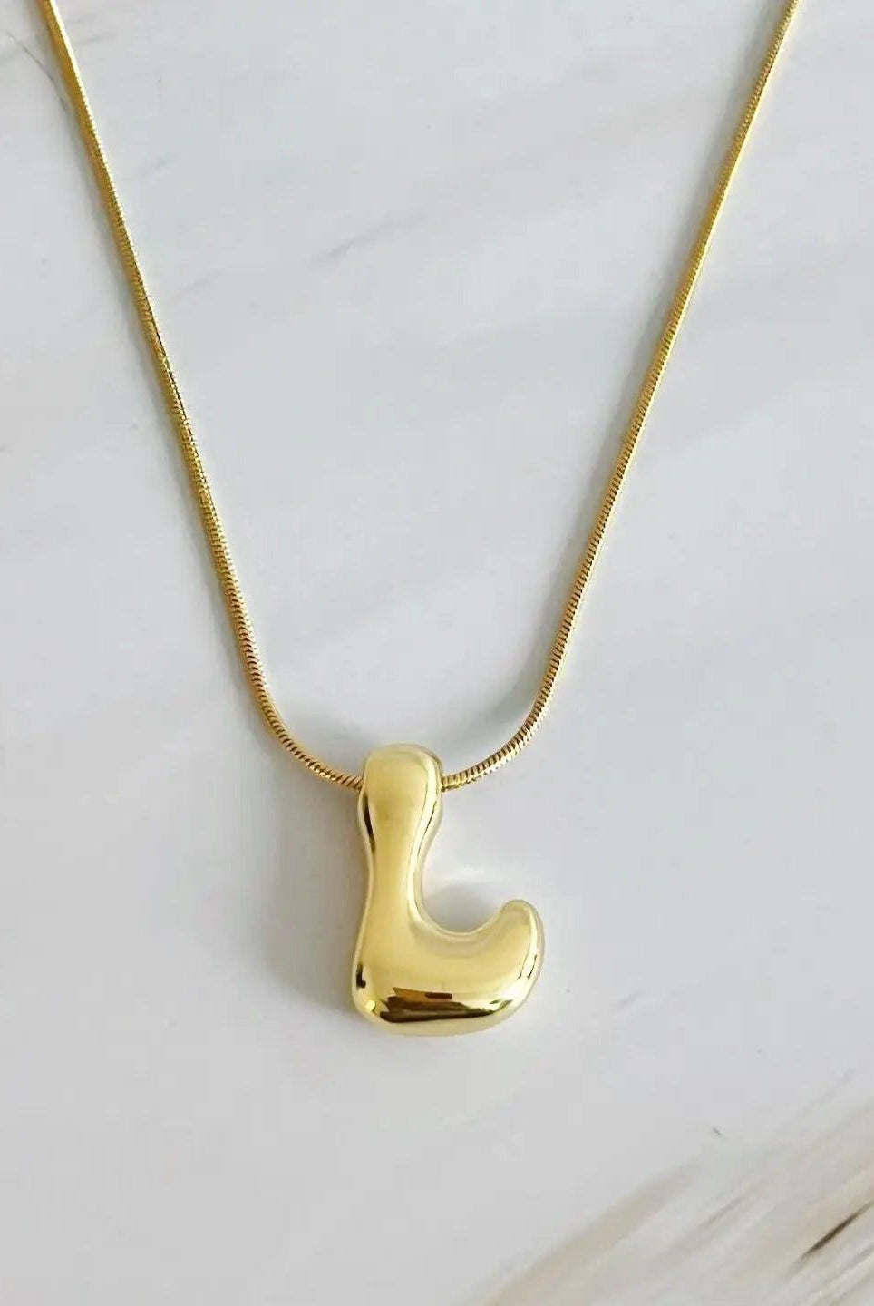 Bailey Bubble Letter Necklace - Deadwood South Boutique & Company LLC